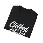 Clothed with christ christian faith bible verse typography for believers church youth group and christian streetwear T-Shirt