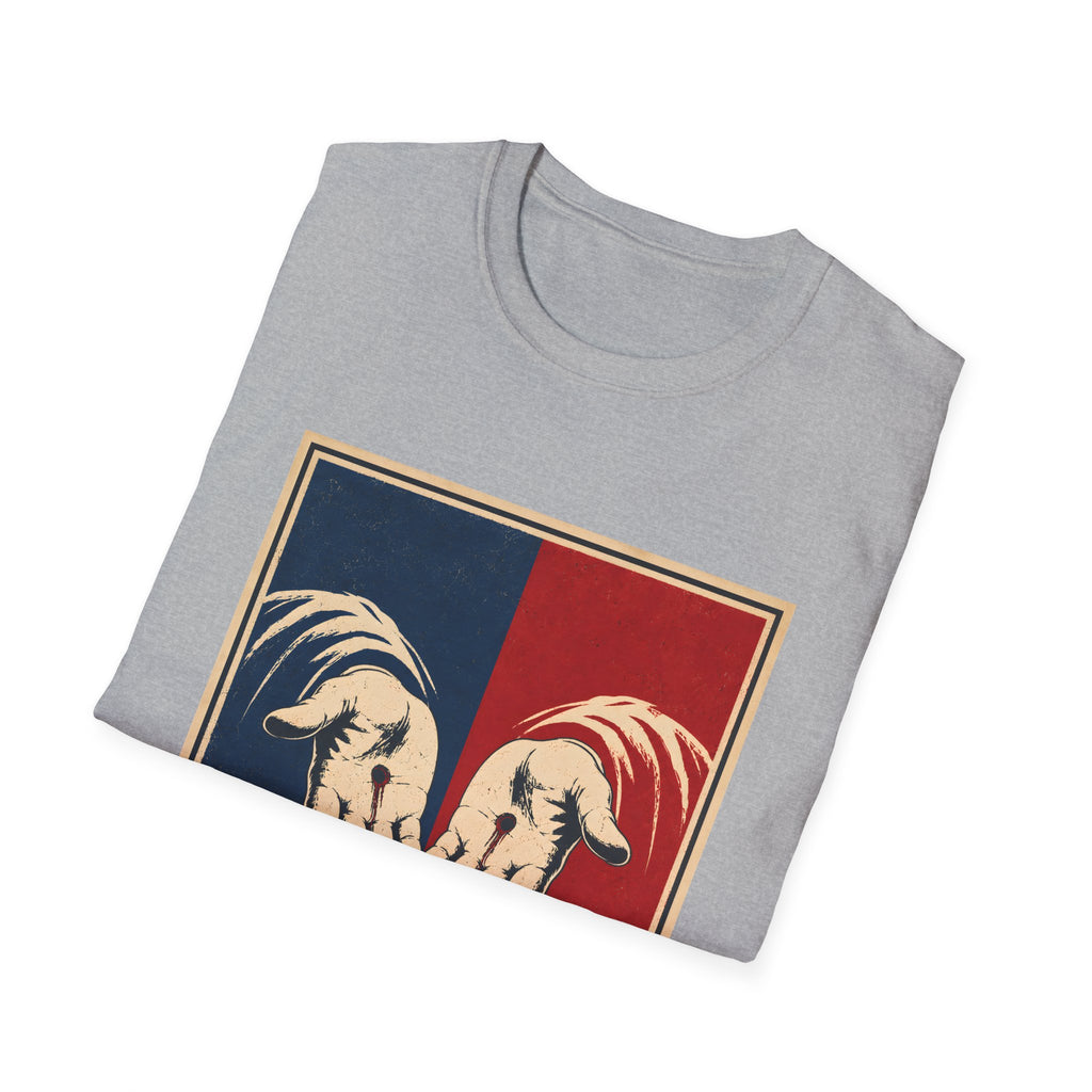 Forgiven Christian Nail Scarred Hands Jesus Easter Salvation Faith Reminder T-Shirt