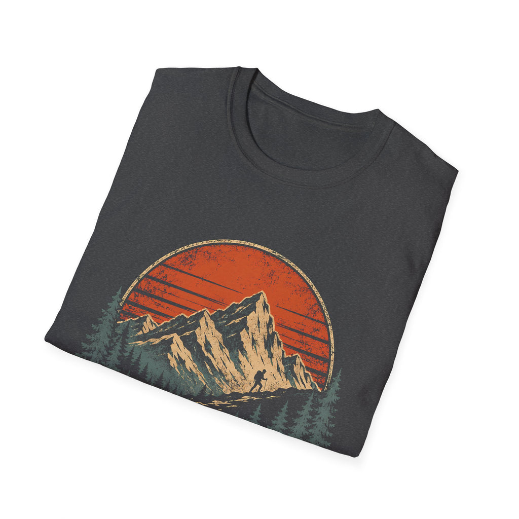 Trust The Climb Mountain Hiking Adventure Motivational Quote For Hikers And Rock Climbers T-Shirt