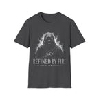 Refined By Fire 1 Peter 1 7 Christian Warrior Faith Bible Verse Scripture T-Shirt