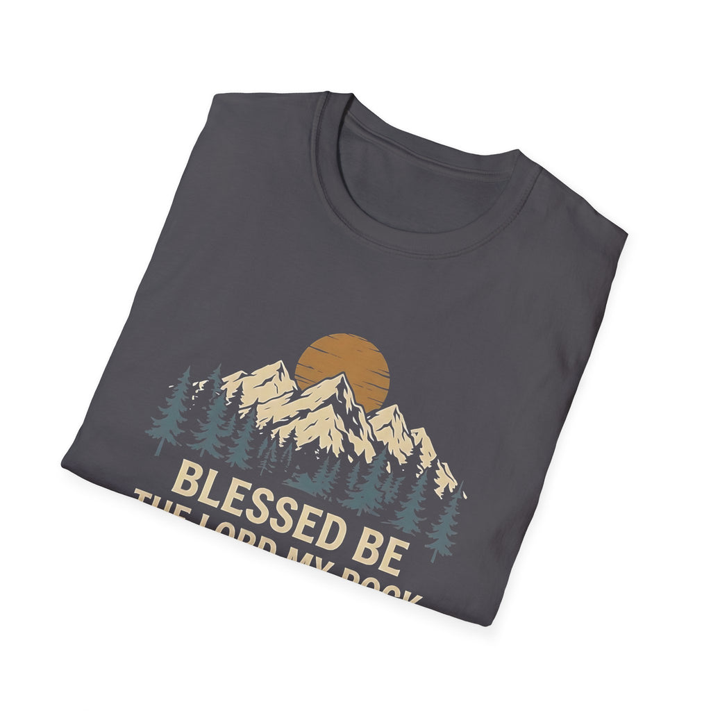 Blessed Be The Lord My Rock Who Trains My Hands For War And My Fingers For Battle Psalm 144 1 Christian Warrior Verse T-Shirt