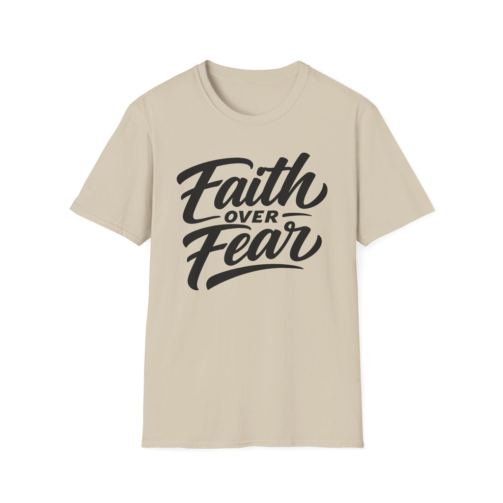 Faith over fear christian bible verse inspirational quote T-Shirt