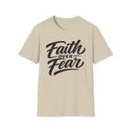 Faith over fear christian bible verse inspirational quote T-Shirt