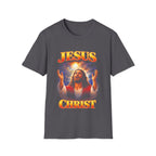 Jesus christ heavenly light prayer faith christian worship inspirational salvation hope T-Shirt