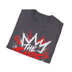 The Fire Remains Crown Graffiti Motivation For Athletes Gamers Rock And Metal Fans T-Shirt