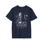 Endure The Night Medieval Knight Dark Gothic Warrior Crusader Fantasy T-Shirt