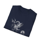 Annunciation angel gabriel and virgin mary christian catholic angelic scene religious artwork for believers and marian T-Shirt