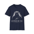 Refined By Fire 1 Peter 1 7 Christian Warrior Faith Bible Verse Scripture T-Shirt