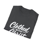 Clothed with christ christian faith bible verse typography for believers church youth group and christian streetwear T-Shirt