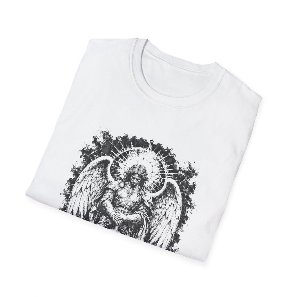Saint Michael Defend Us Archangel Warrior Christian Catholic Spiritual Warfare Protection T-Shirt