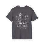 Endure The Night Medieval Knight Dark Gothic Warrior Crusader Fantasy T-Shirt