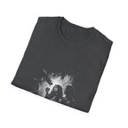 Eden temptation adam and eve serpent dark biblical design T-Shirt