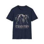 Stand Firm Ephesians 6 13 Christian Knight Armor Of God Spiritual Warfare Faith Courage T-Shirt