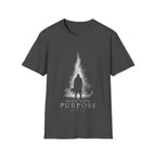Burn With Purpose Romans 12 11 Christian Fire Scripture Verse Faith Motivation T-Shirt
