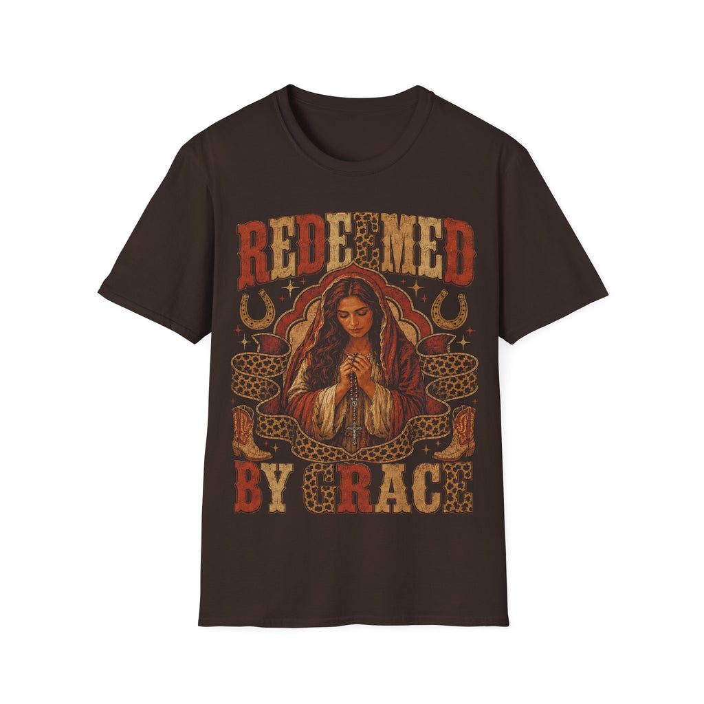 Redeemed By Grace Christian Prayer And Faith T-Shirt