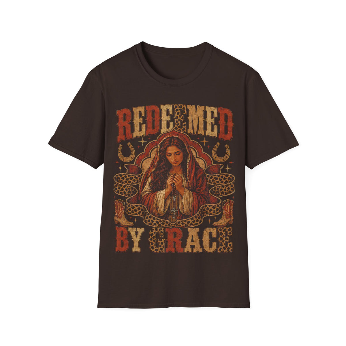 Redeemed By Grace Christian Prayer And Faith T-Shirt
