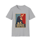 Grace Over Fear Christian Faith Inspirational Dove Woman Religious Hope T-Shirt