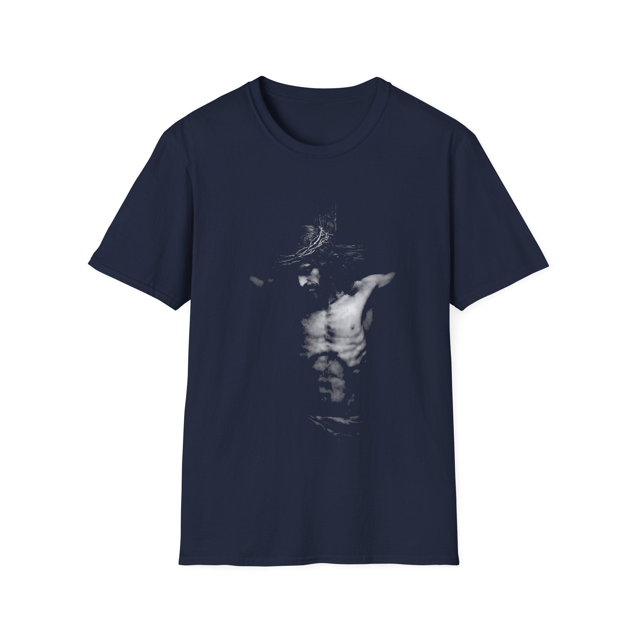 Jesus Christ On The Cross Dark Crucifixion Scene Christian Faith Good Friday Easter Salvation T-Shirt