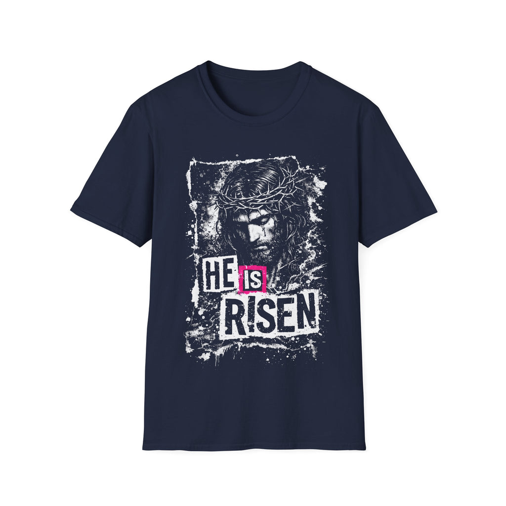 He is risen christian easter resurrection jesus crown of thorns T-Shirt