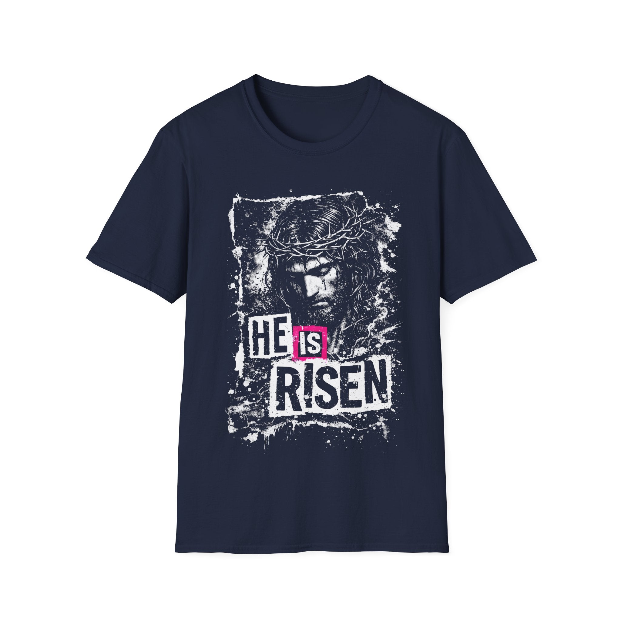 He is risen christian easter resurrection jesus crown of thorns T-Shirt
