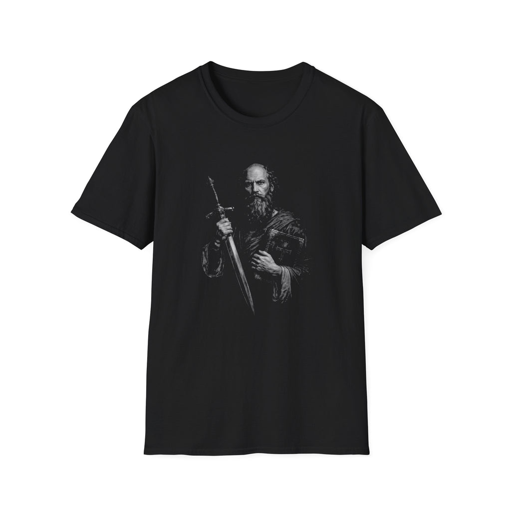 The apostle paul with sword and bible spiritual armor scripture inspired image T-Shirt