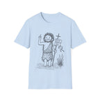 Ecce agnus dei john the baptist in jordan river christian baptism T-Shirt