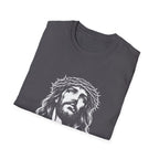 Jesus christ with crown of thorns christian faith savior crucifixion good friday easter religious T-Shirt
