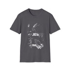 Jesus jesus faith passion cross prayer crown of thorns rosary crucifix christian devotion T-Shirt
