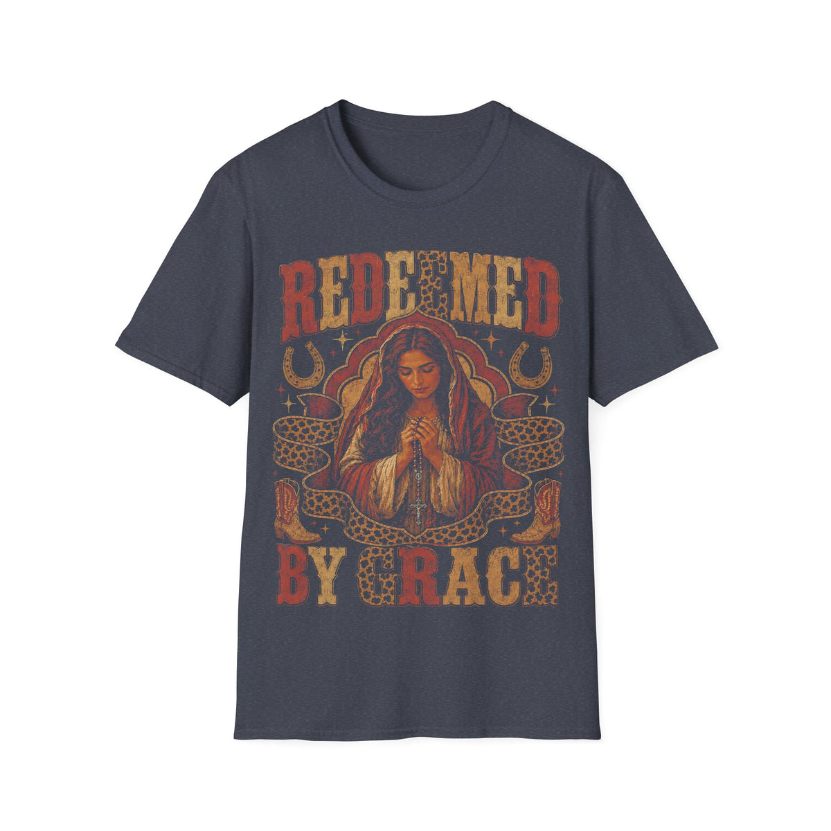 Redeemed By Grace Christian Prayer And Faith T-Shirt