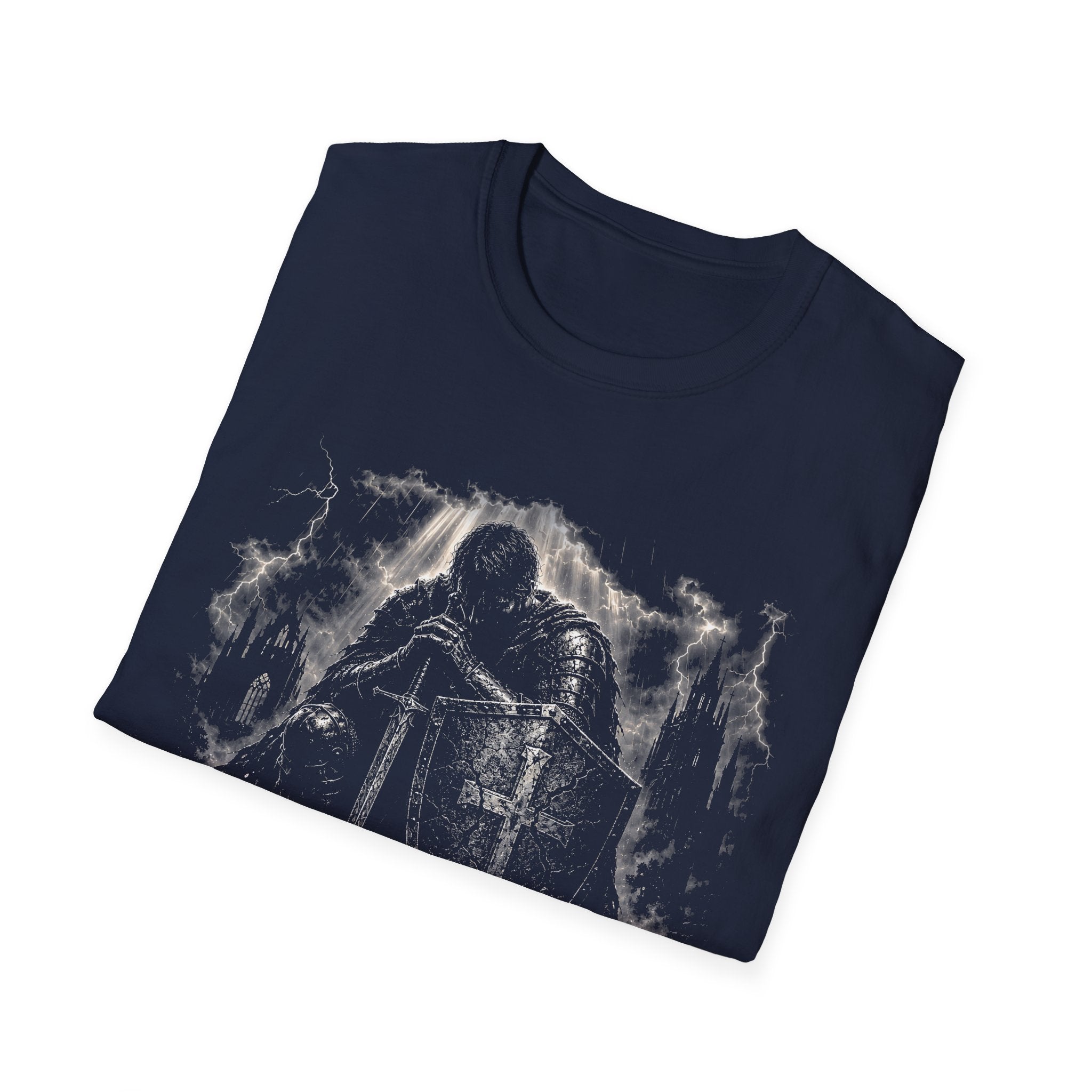Stand Firm Ephesians 6 13 Christian Knight Armor Of God Spiritual Warfare Faith Courage T-Shirt