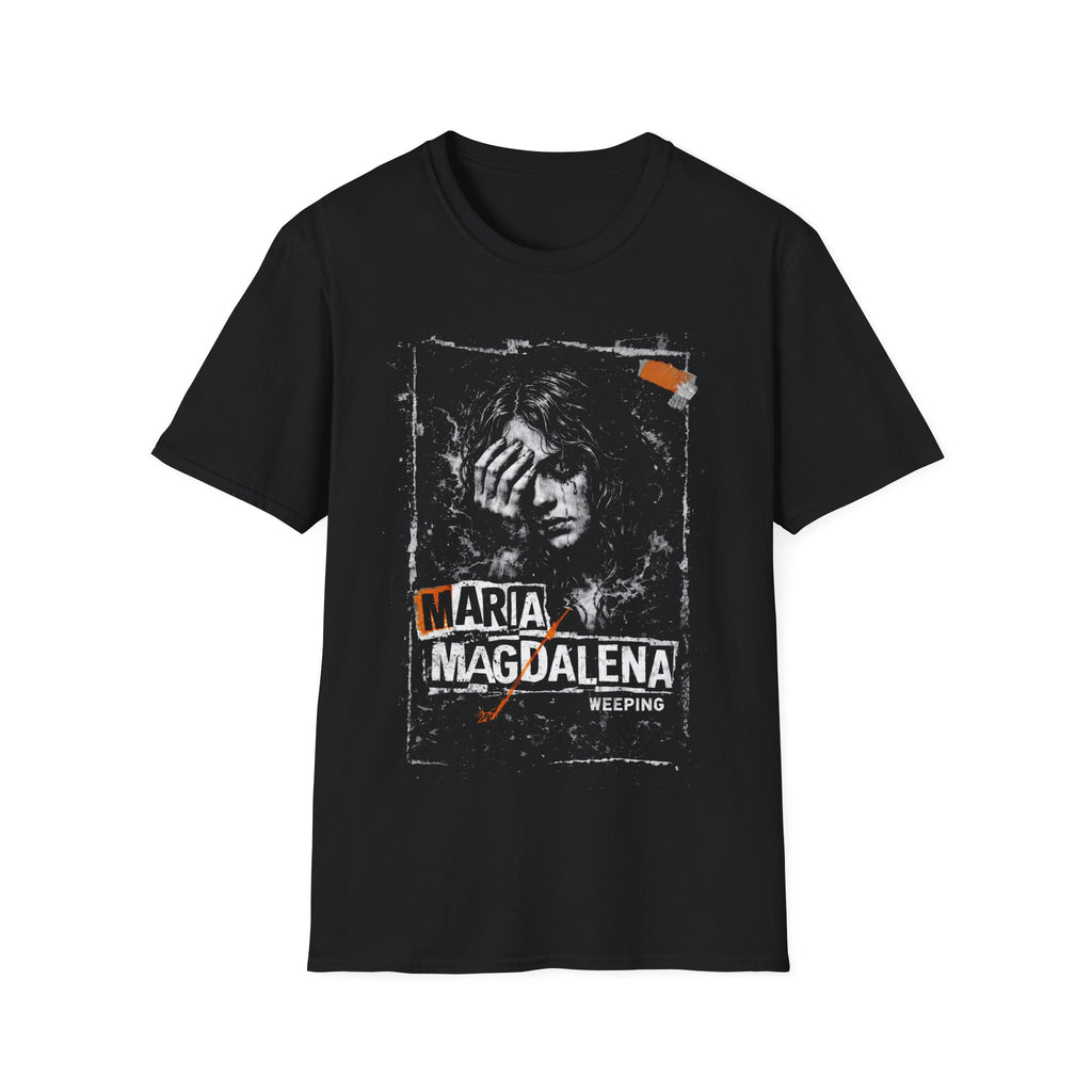 Maria magdalena weeping sorrowful christian faith repentance biblical motif T-Shirt