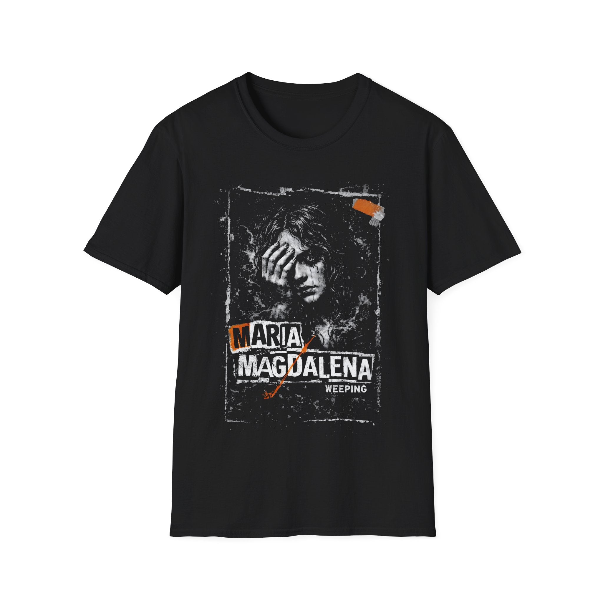Maria magdalena weeping sorrowful christian faith repentance biblical motif T-Shirt