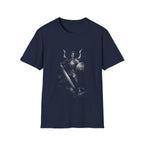 Archangel michael warrior of light defeating demon fallen angel spiritual warfare christian symbol of protection T-Shirt