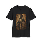 Templar Knight Non Nobis Domine Medieval Crusader Cross Shield And Sword Latin Motto Christian Warrior T-Shirt