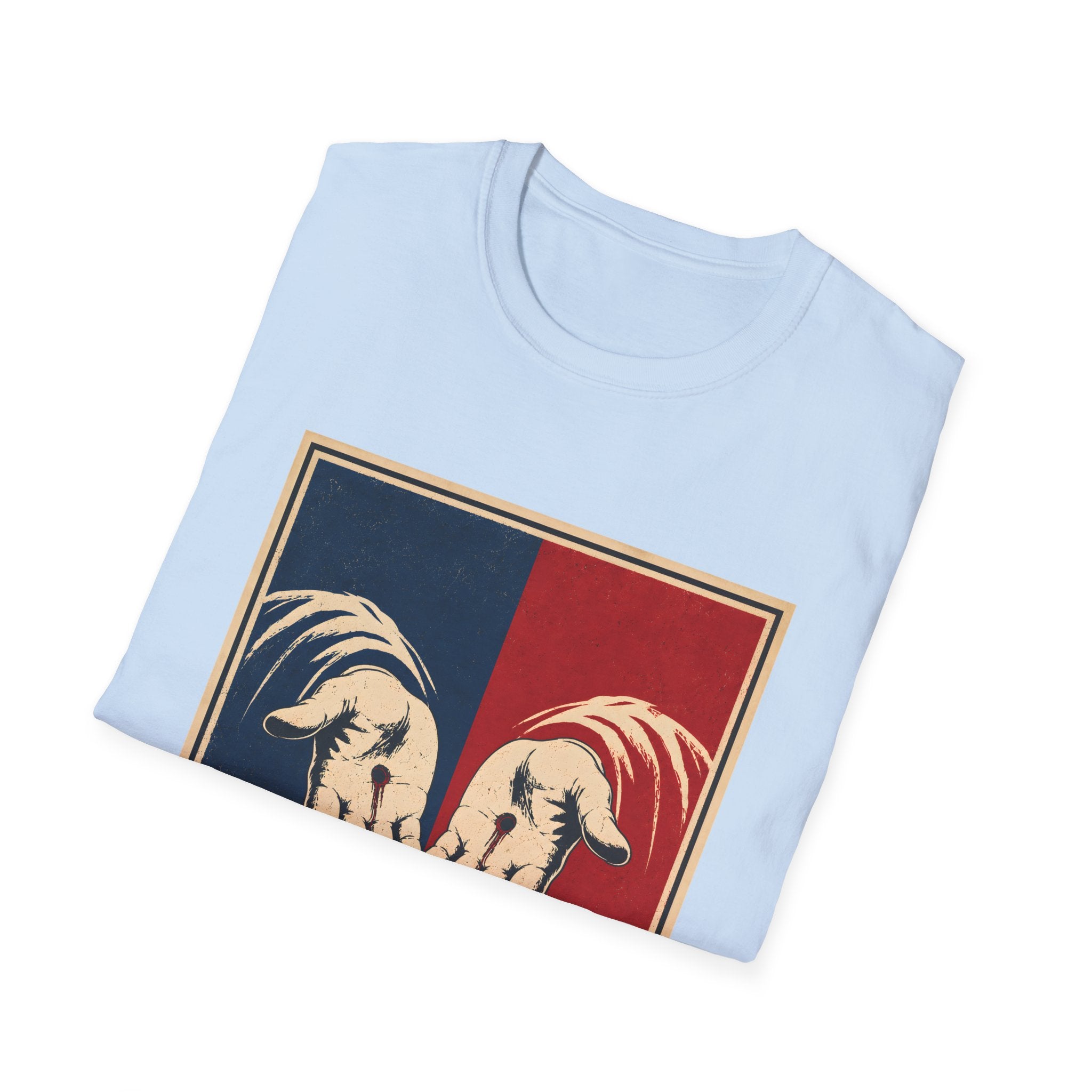 Forgiven Christian Nail Scarred Hands Jesus Easter Salvation Faith Reminder T-Shirt