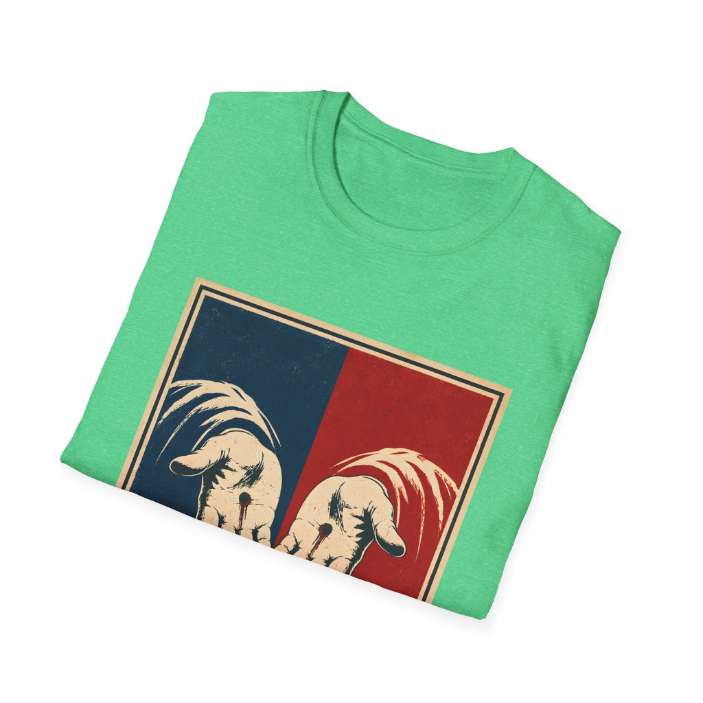 Forgiven Christian Nail Scarred Hands Jesus Easter Salvation Faith Reminder T-Shirt