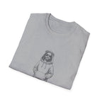 Urban jesus sunglasses crown of thorns barefoot relaxed christian street style youth aesthetic T-Shirt