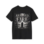 Refined By Fire 1 Peter 1 7 Christian Bible Verse Faith Through Trials Scripture Inspiration T-Shirt