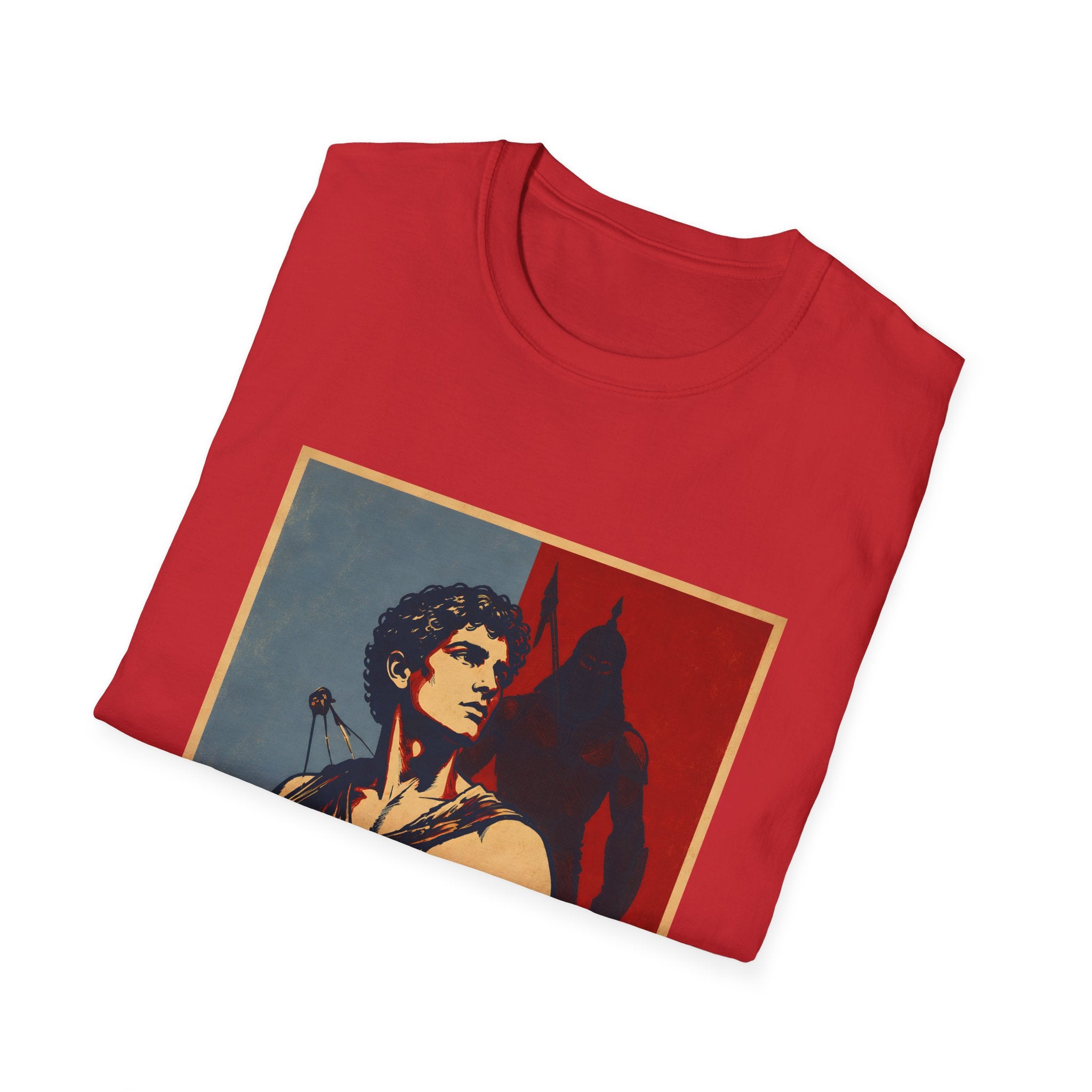 He Is Greater Than The Highs And Lows Christian David And Goliath Warrior Faith Inspirational T-Shirt