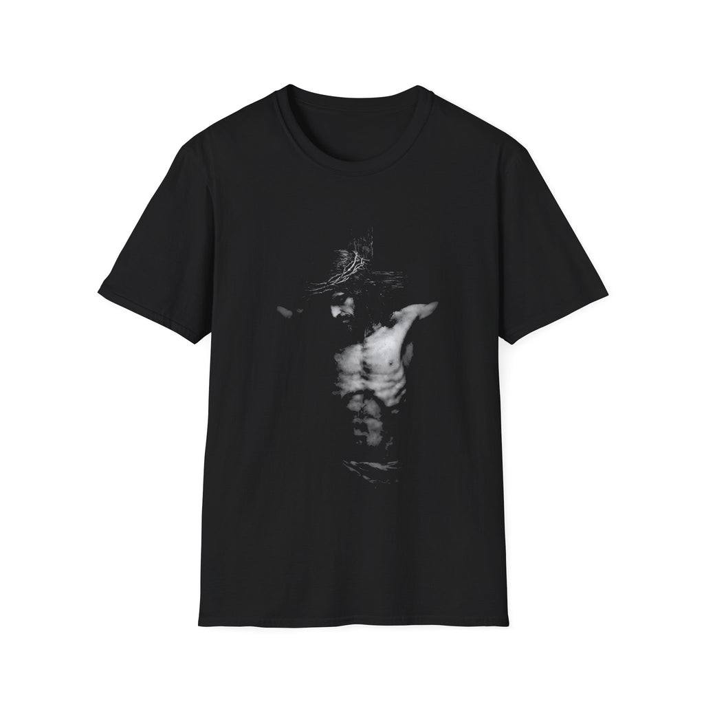 Jesus Christ On The Cross Dark Crucifixion Scene Christian Faith Good Friday Easter Salvation T-Shirt
