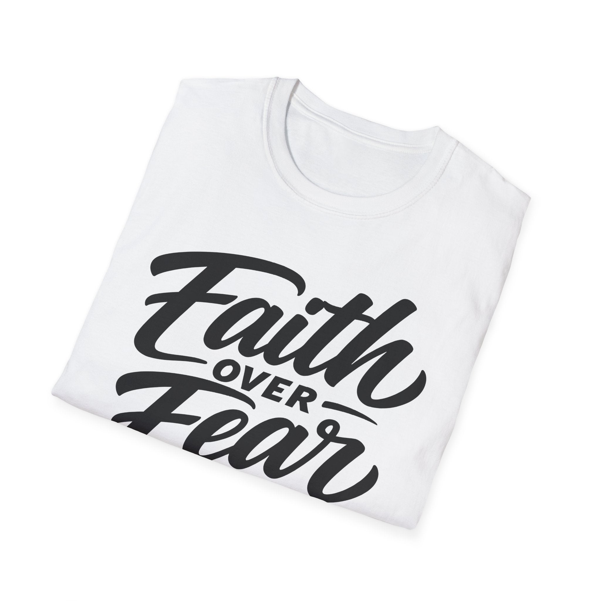Faith over fear christian bible verse inspirational quote T-Shirt