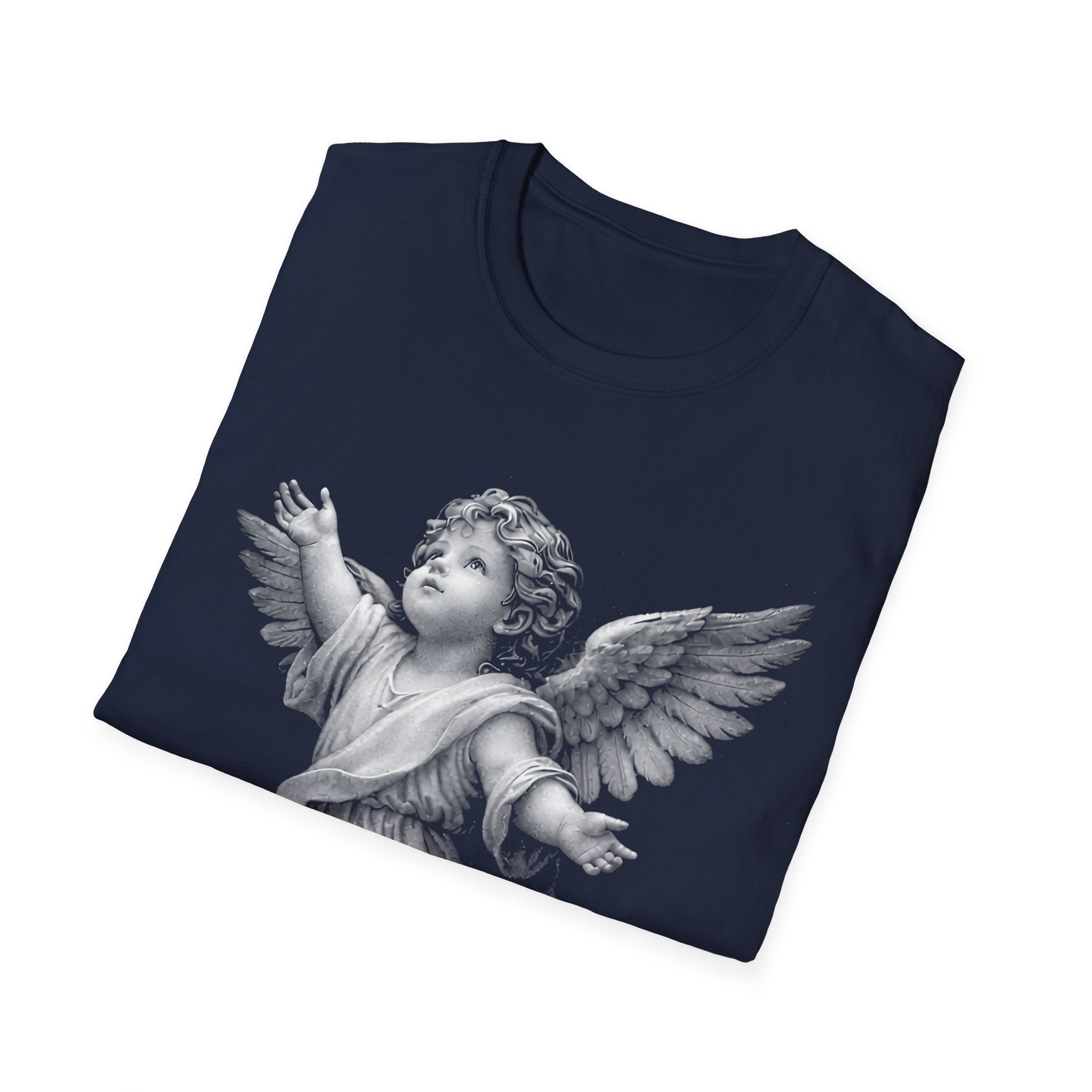 Guardian angel in gods hand spiritual christian memorial baby angel protection from above T-Shirt