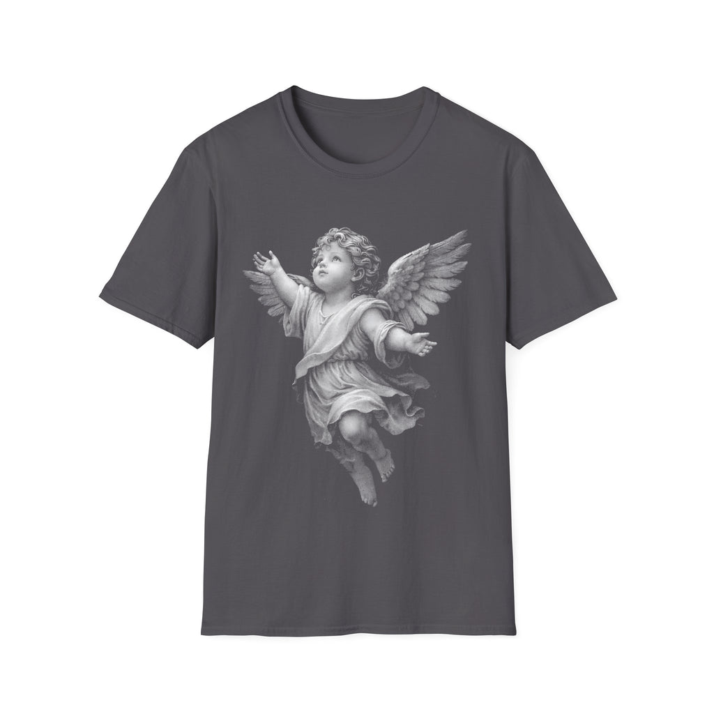 Guardian angel in gods hand spiritual christian memorial baby angel protection from above T-Shirt