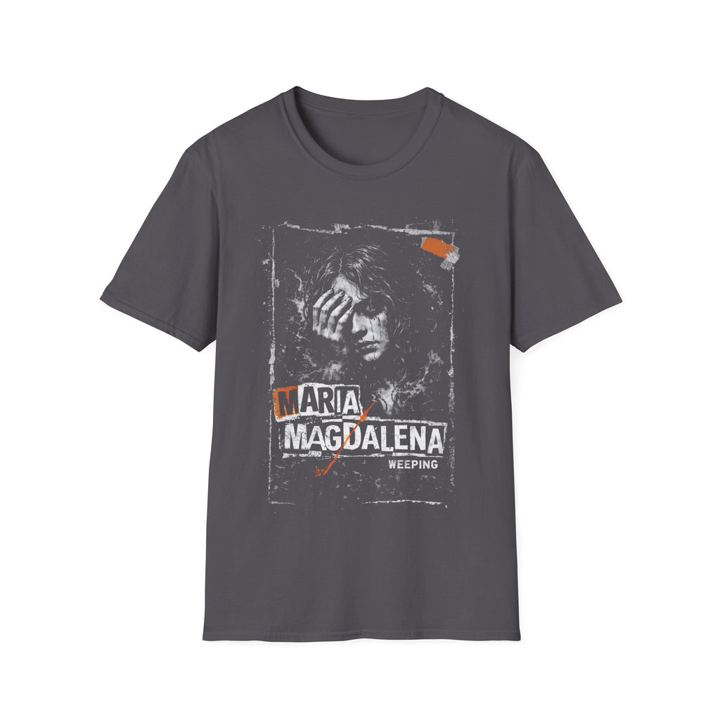 Maria magdalena weeping sorrowful christian faith repentance biblical motif T-Shirt