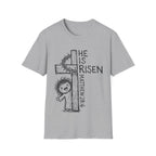 He is risen matthew 28:6 cute easter christian resurrection kids faith T-Shirt