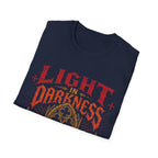 Light In Darkness Medieval Sword Faith Symbol