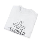 I have decided christian cross baptism faith kids ministry devotion T-Shirt