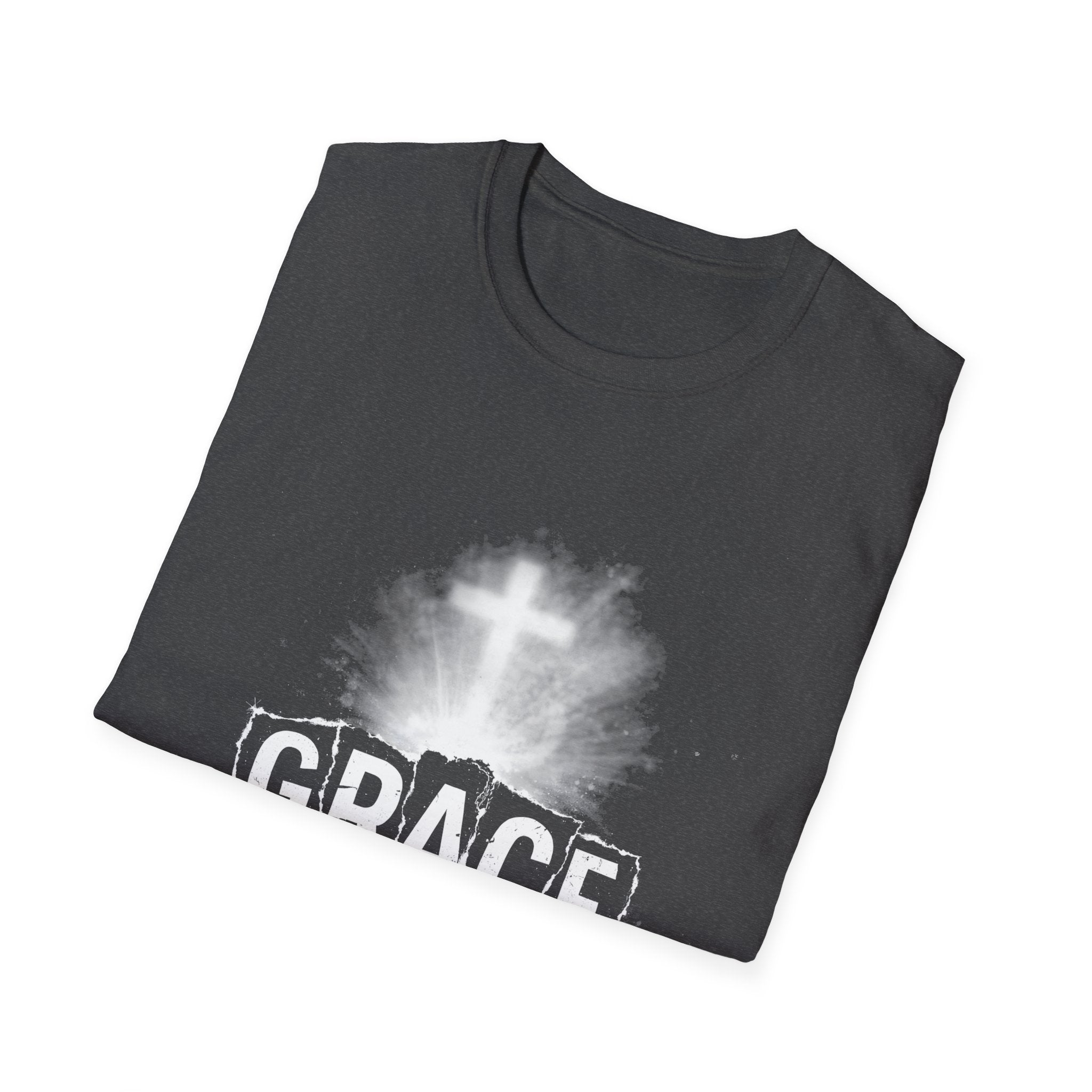 Grace by grace alone ephesians 2 8 cross christian faith T-Shirt