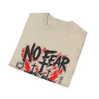 No Fear In Faith God Over All Romans 8 31 Christian Cross Victory T-Shirt