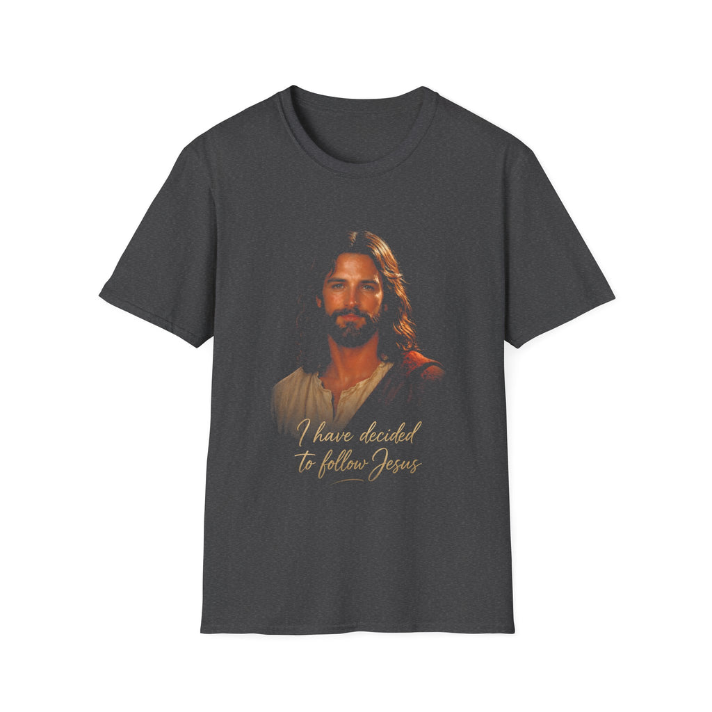 I have decided to follow jesus christian faith statement of faith for believers and disciples of christ T-Shirt